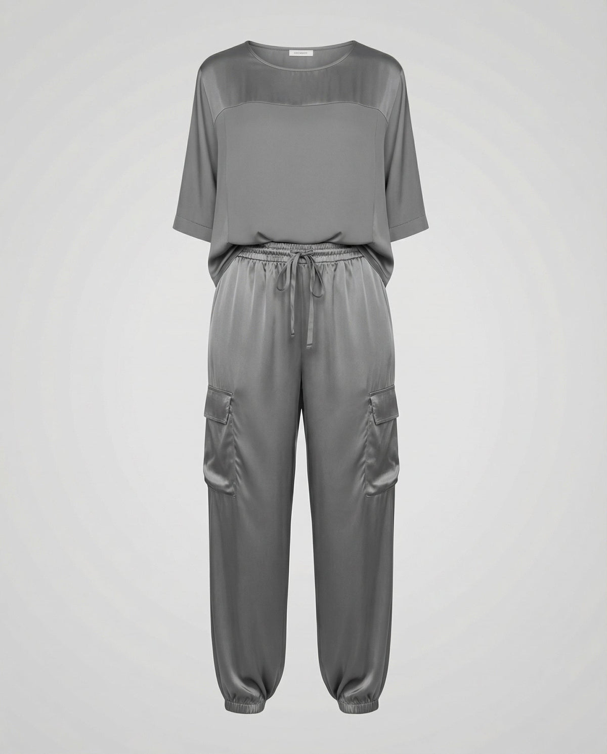 Elegant Satin Two-Piece Women