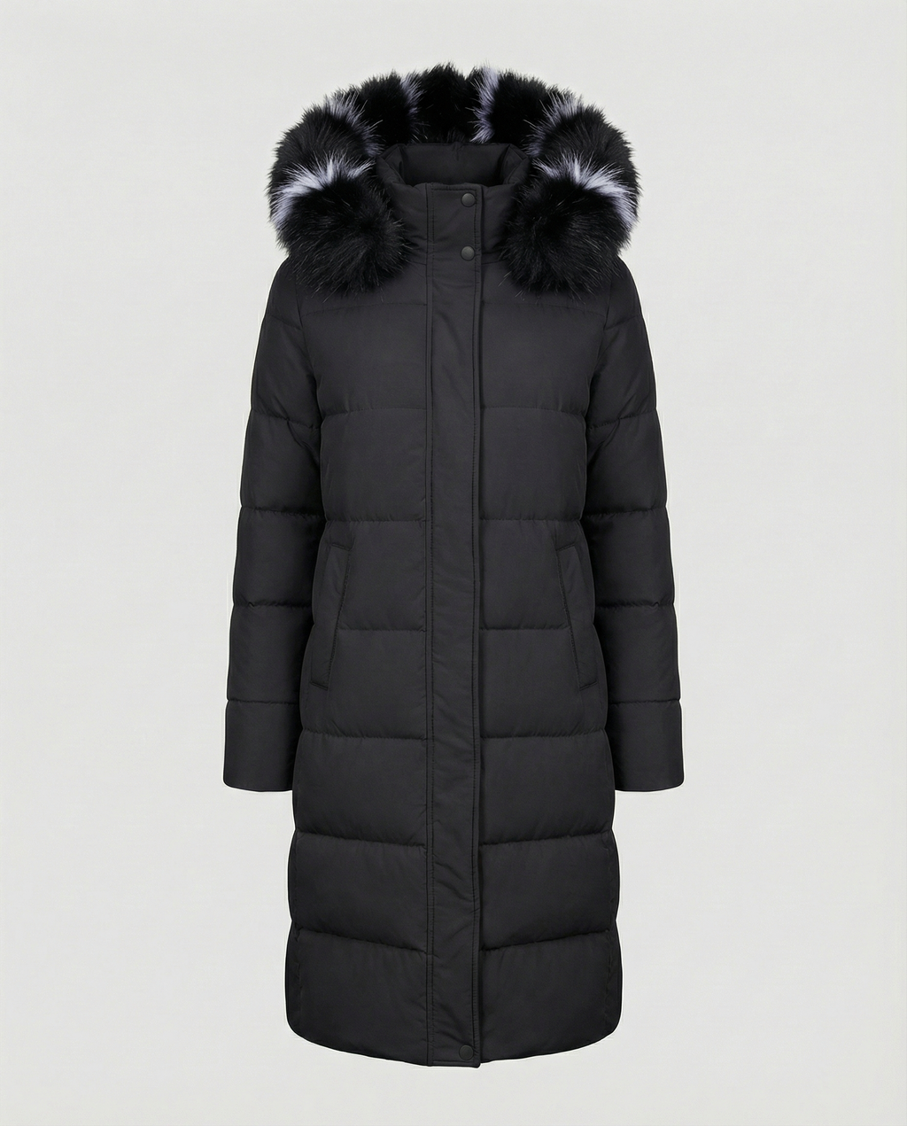 Padded women's down jacket