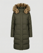 Padded women's down jacket