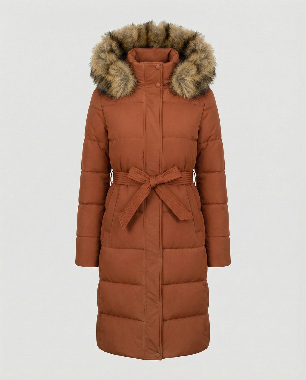 Padded women's down jacket