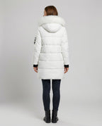 Windproof Ladies Puffer Coat Warm
