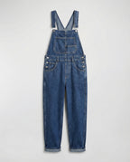 Denim Cross Back Overalls Women