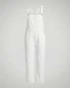 Denim Cross Back Overalls Women