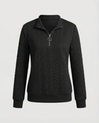 Structured knit casual pullover women's