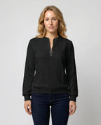 Structured knit casual pullover women's
