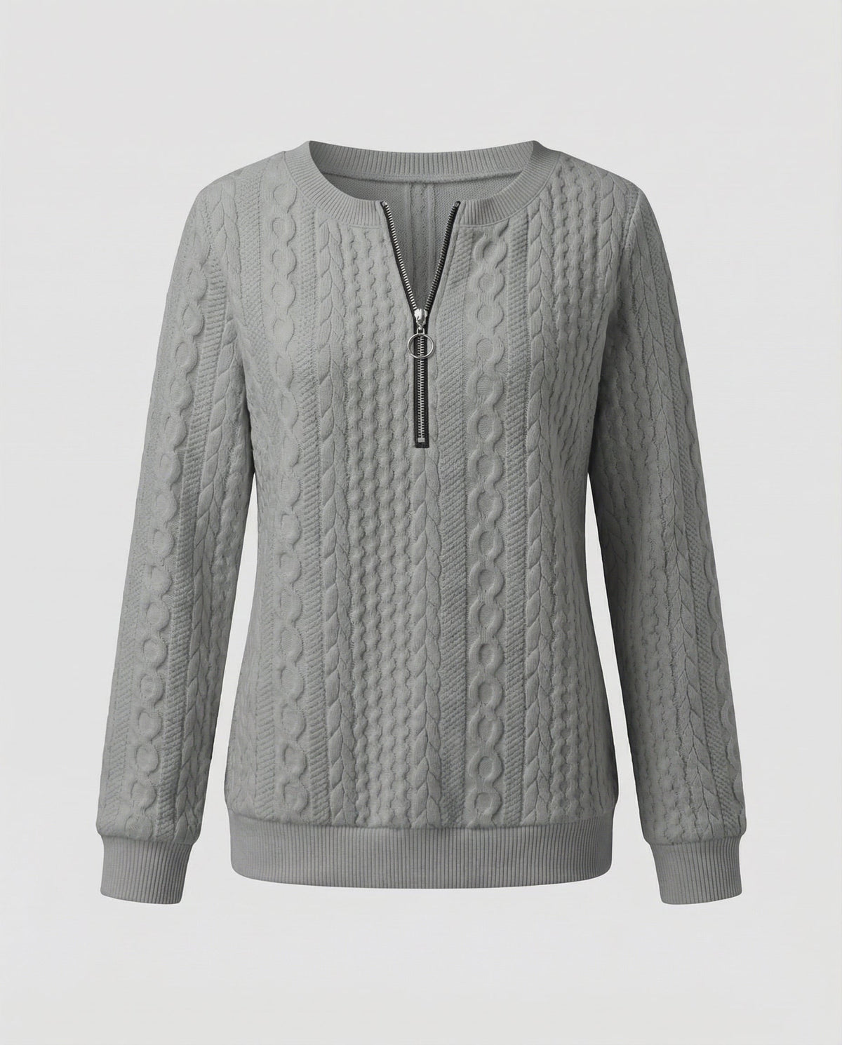 Structured knit casual pullover women's