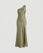 Elegant Satin Evening Dress Women