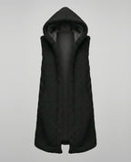 Cozy lambskin imitation vest women
