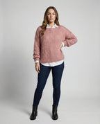 Colorful Carmen sweater women