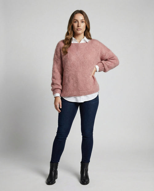 Colorful Carmen sweater women