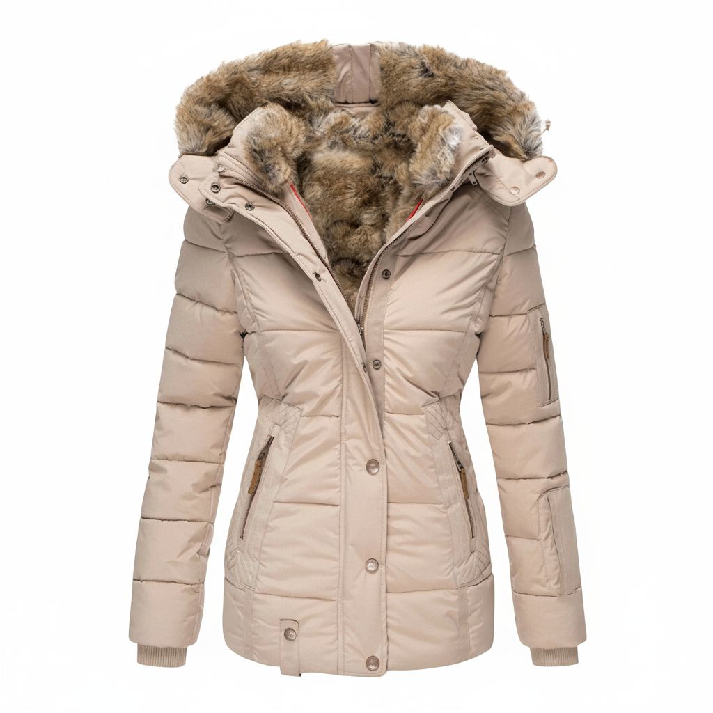 Warm Padded Winter Jacket Women
