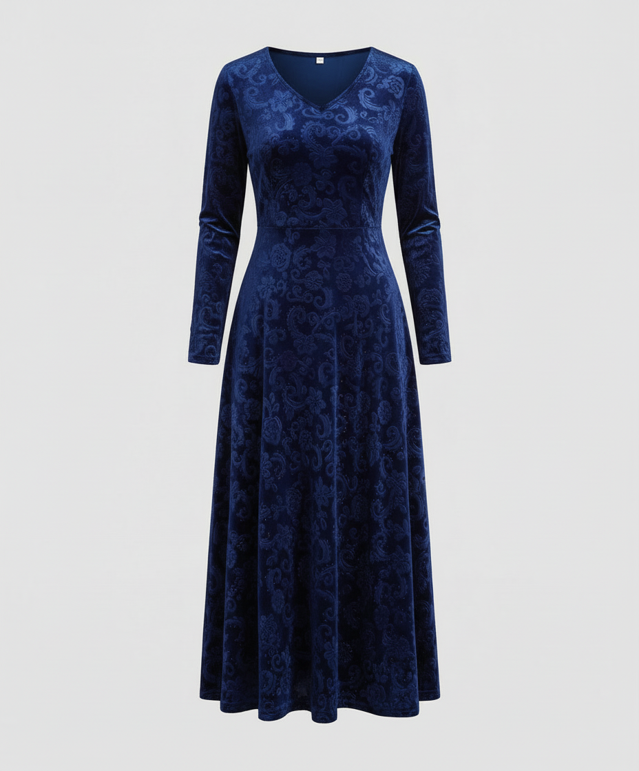 Figure-flattering Flared Dress