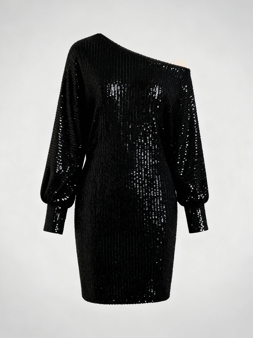 Glamorous Contrast Sequin Dress Women