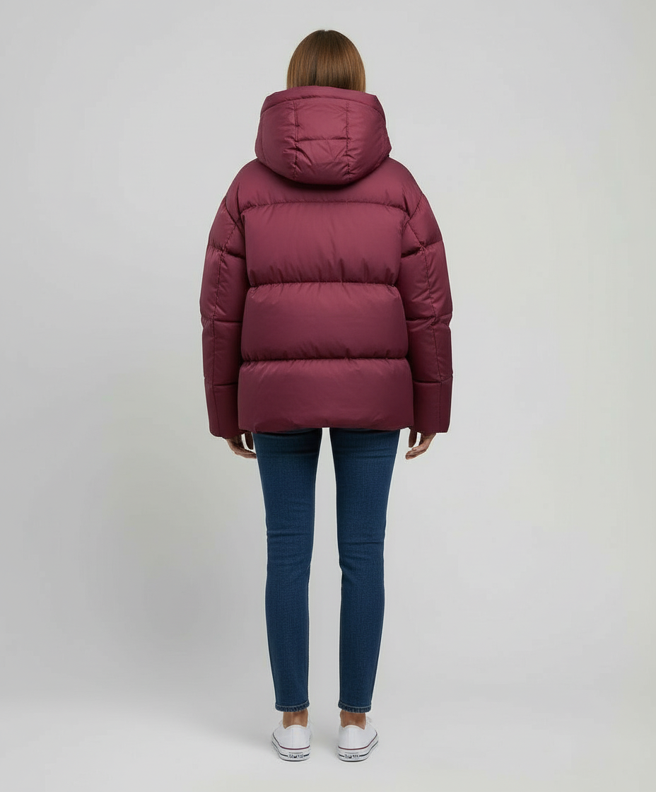 Modern women's puffer jacket