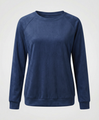 Comfortable Round Neck Sweatshirt Women