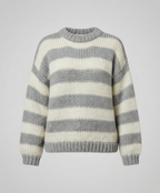 Striped Women's Oversized Sweater