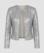 Elegant Glitter Jacket Women's Evening