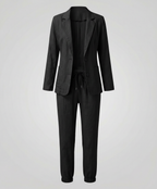 Elegant Blazer Jogger Women's Set