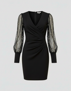 Festive Lace Cocktail Dress Women