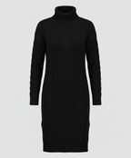 Elegant Warm Knit Dress Winter