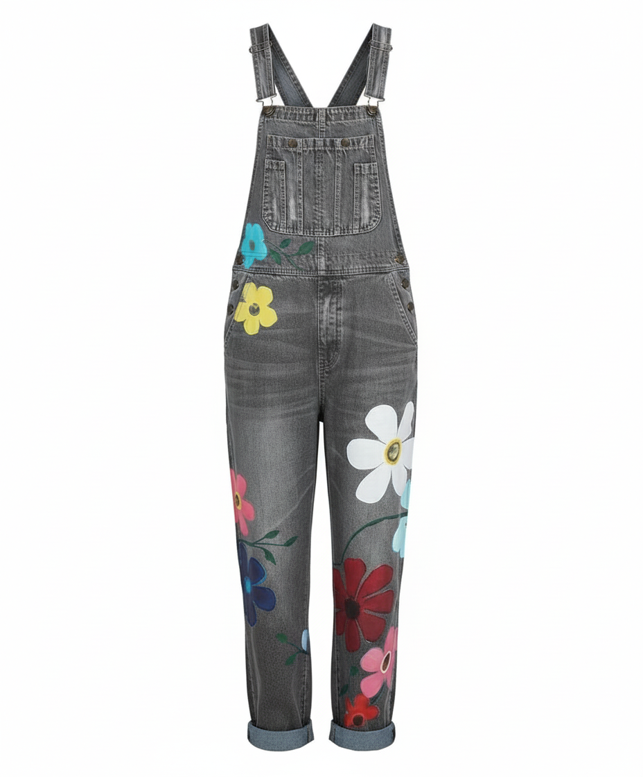 Sleeveless Denim Overall Women