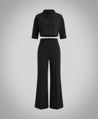 Tailored Autumn Pants Set Women