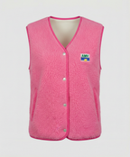 Women's Vest Button Closure