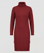 Elegant Warm Knit Dress Winter