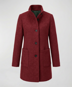 Elegant Vintage Wool Coat Women