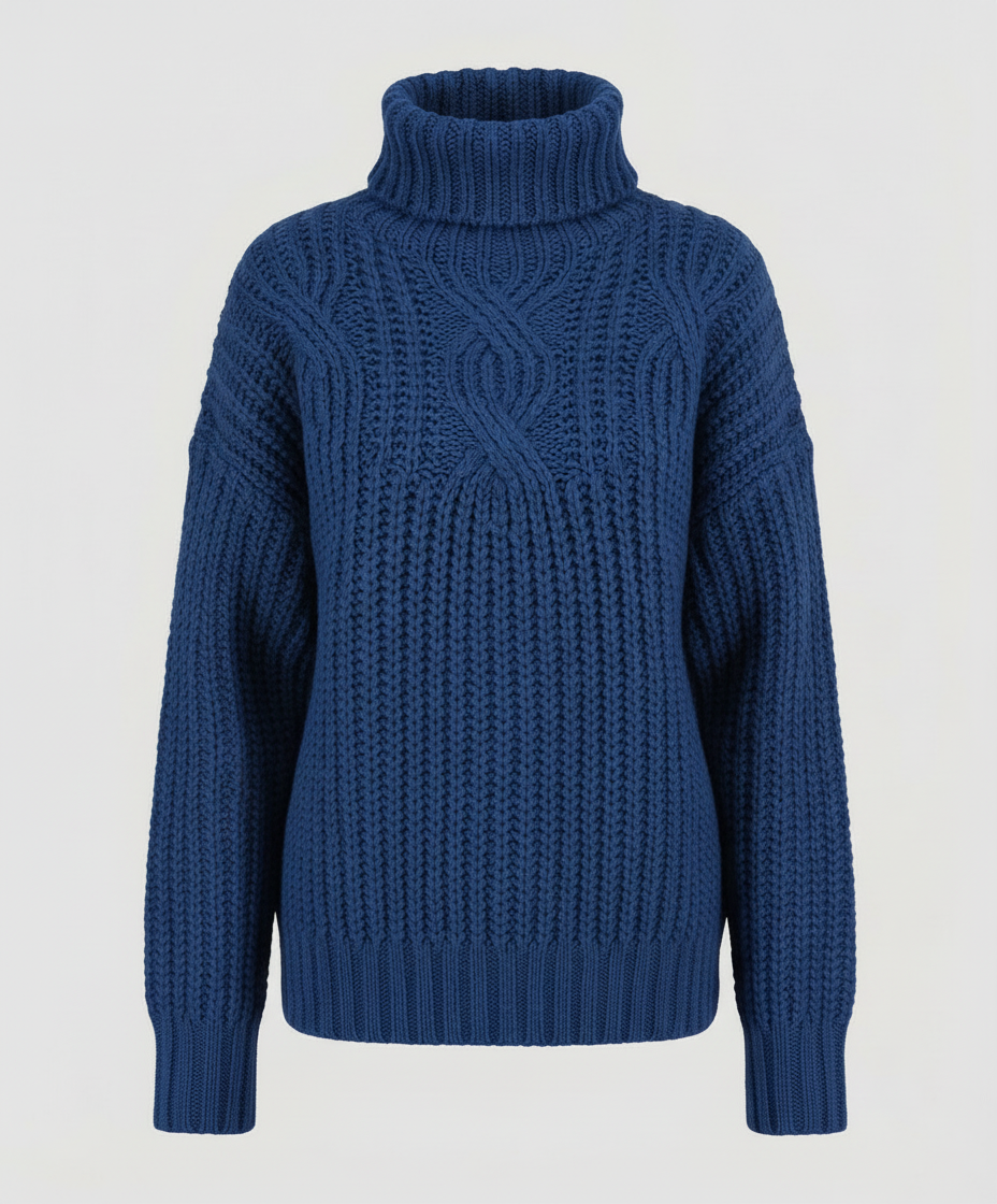 Comfortable turtleneck sweater women