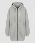 Knee-length Comfort Hoodie Women