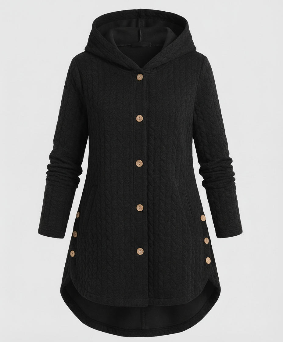 Warm Winter Jacket Burgundy Women