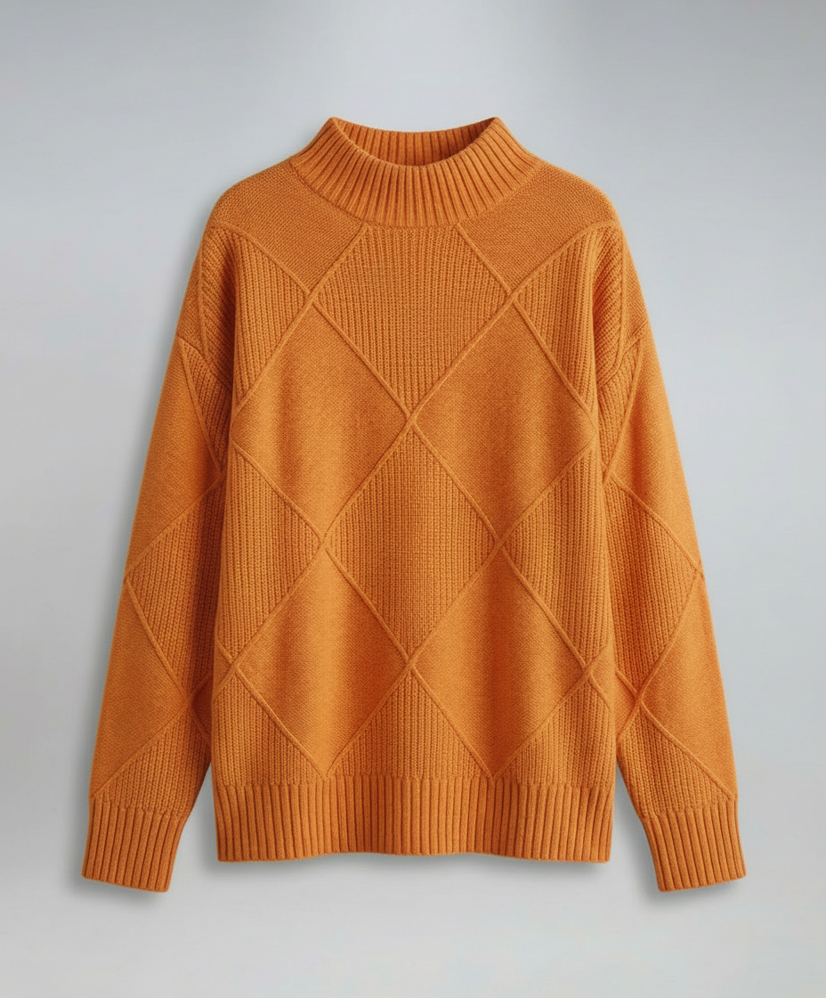 Soft Cashmere Roll Neck Sweater Women