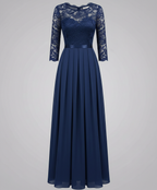Elegant lace bridesmaid dress
