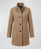 Elegant Vintage Wool Coat Women