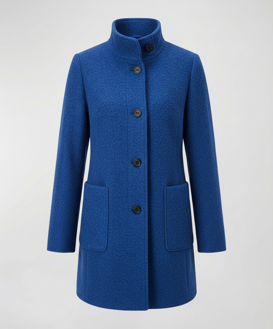 Elegant Vintage Wool Coat Women