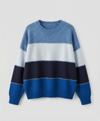 Loose stripe sweater women comfortable
