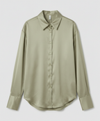 Elegant Silk Blouse Vintage Women