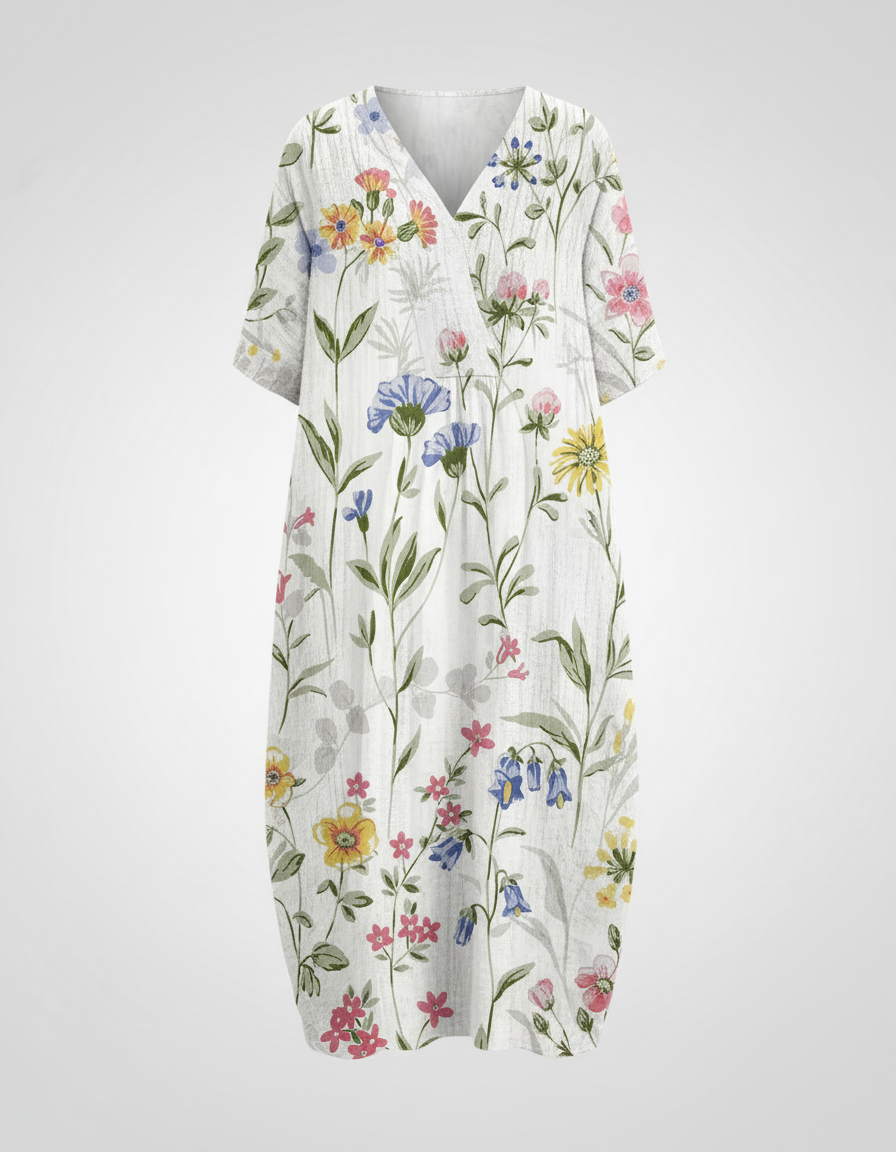Airy Flower Summer Dress Women