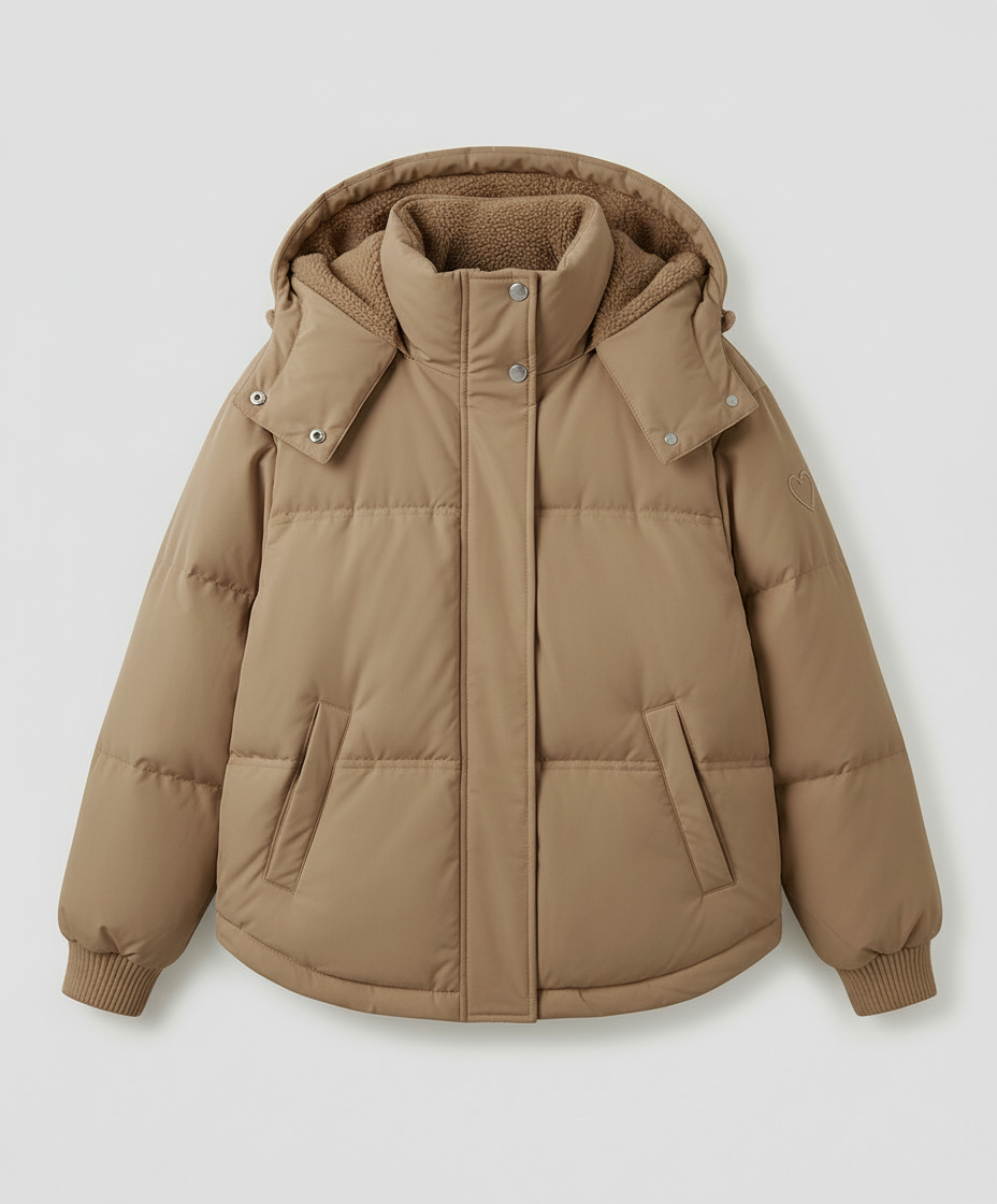 Warm Women's Winter Jacket Padded