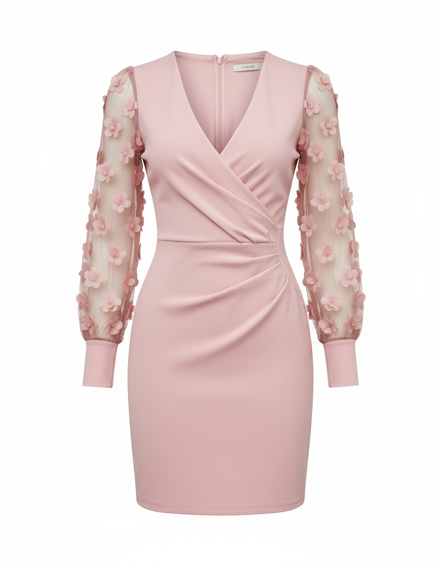 Festive Lace Cocktail Dress Women