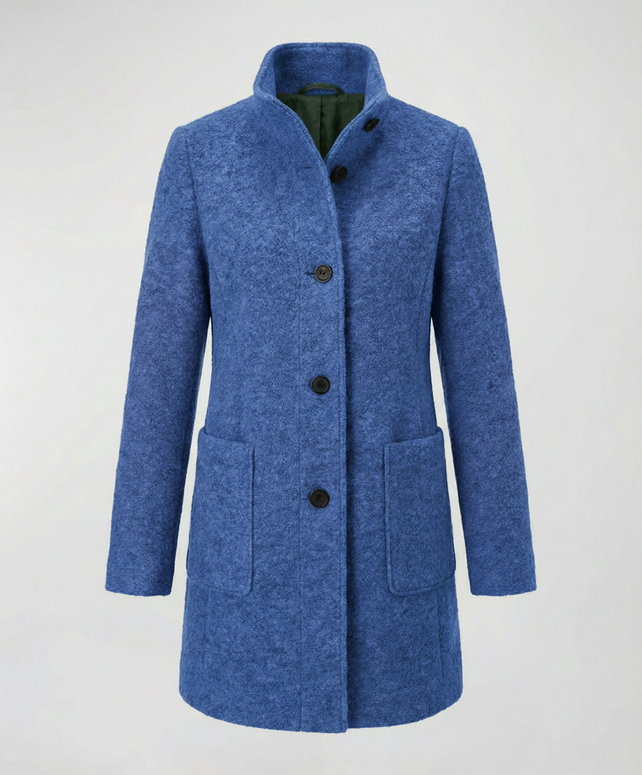 Elegant Vintage Wool Coat Women