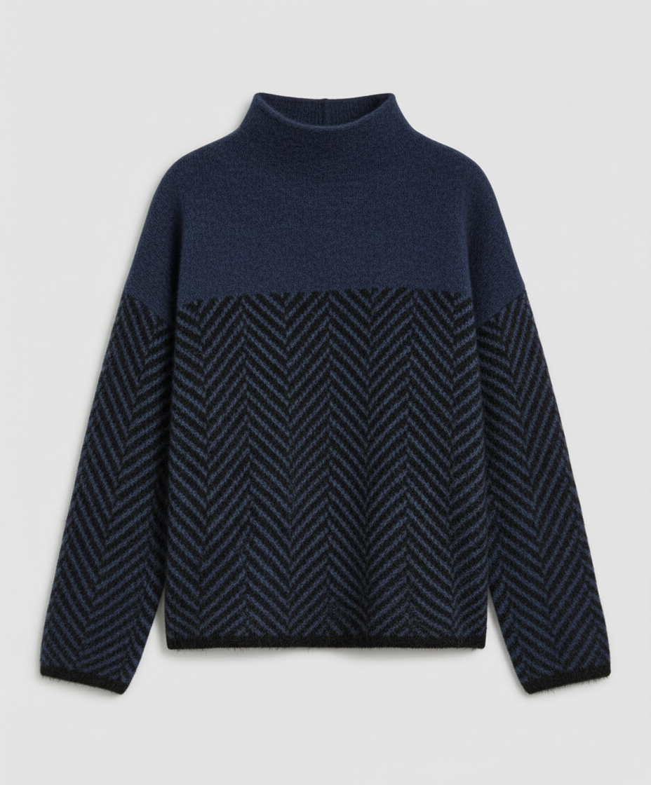 Soft Cashmere Roll Neck Sweater