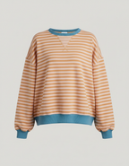 Striped Oversized Sweater Women