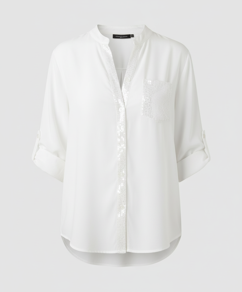 Glitter blouse women sequins