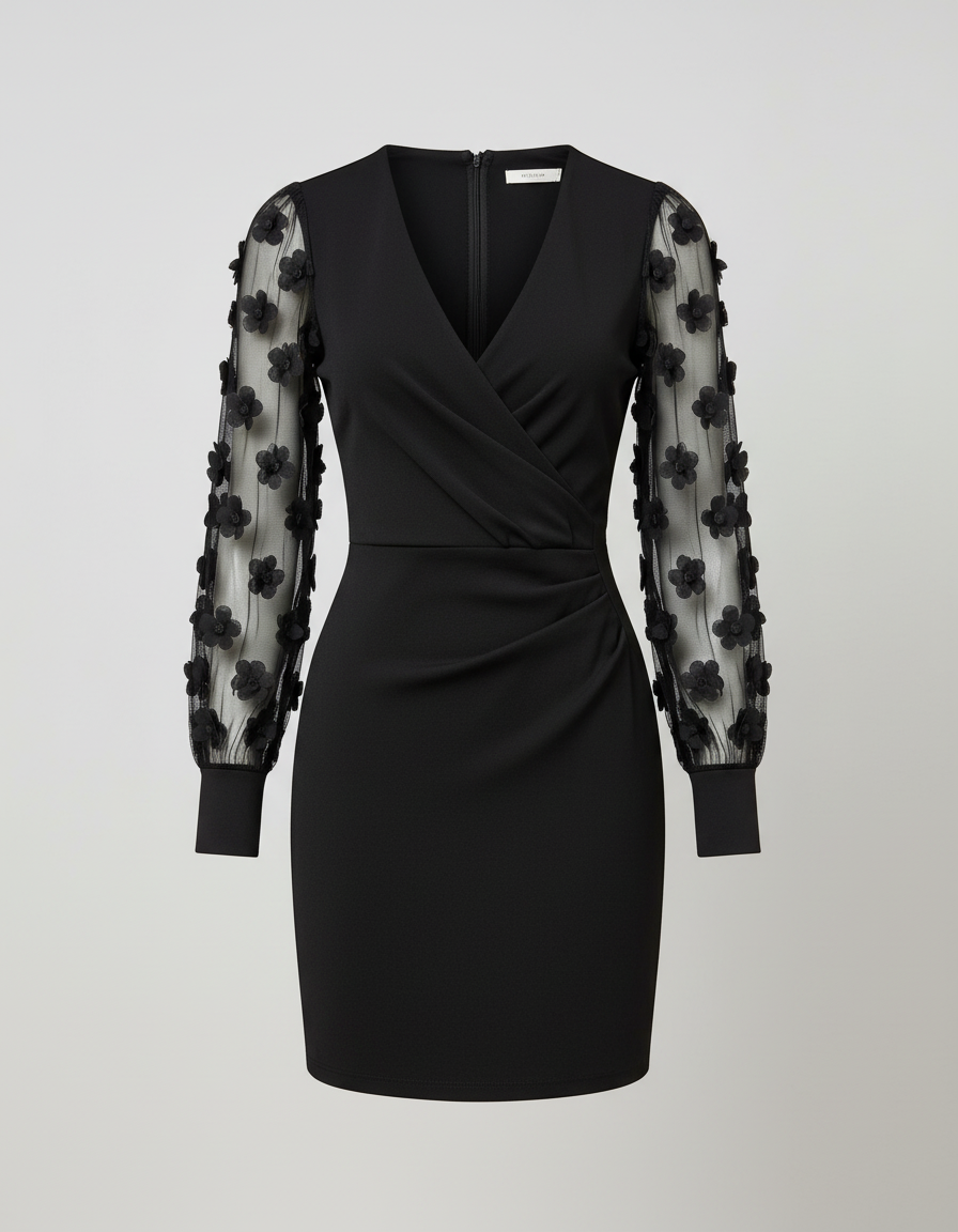 Festive Lace Cocktail Dress Women