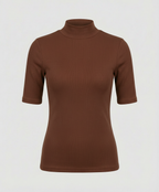 Fine knit seamless turtleneck sweater women