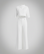 Tailored Autumn Pants Set Women