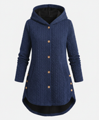 Warm Winter Jacket Burgundy Women