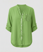 Glitter blouse women sequins
